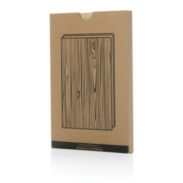 Logotrade promotional giveaway picture of: Kavana wood print A5 notebook