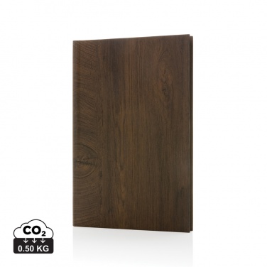 Logotrade promotional giveaway picture of: Kavana wood print A5 notebook