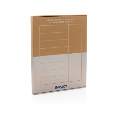 Logo trade advertising products image of: Impact Aware™ A4 portfolio with magnetic closure