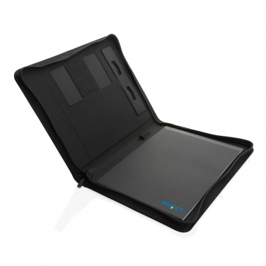 Logo trade promotional products image of: Impact Aware™ deluxe 300D tech portfolio with zipper