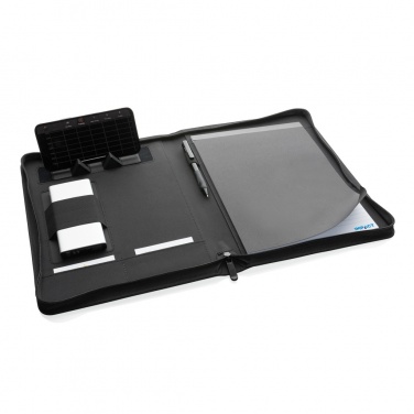 Logotrade promotional merchandise photo of: Impact Aware™ deluxe 300D tech portfolio with zipper