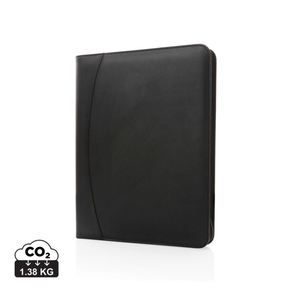 Logo trade promotional giveaway photo of: RCS rPU deluxe tech portfolio with zipper