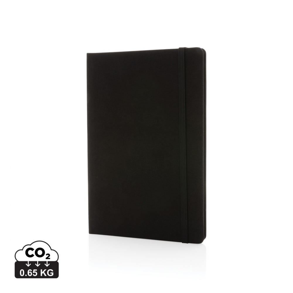 Logo trade promotional gifts image of: GRS certified RPET A5 notebook