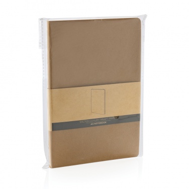 Logotrade promotional giveaways photo of: Salton A5 GRS certified recycled paper notebook