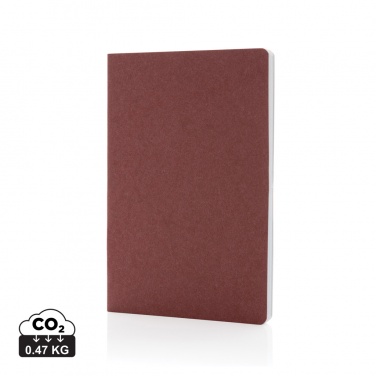 Logo trade promotional items picture of: Salton A5 GRS certified recycled paper notebook