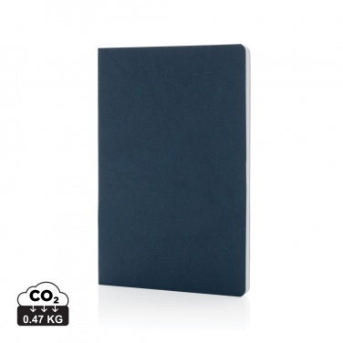 Logo trade promotional products image of: Salton A5 GRS certified recycled paper notebook