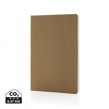 Logotrade corporate gift picture of: Salton A5 GRS certified recycled paper notebook