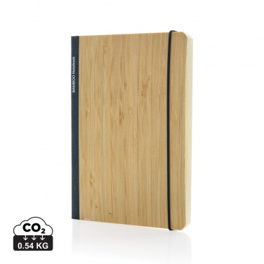 Logo trade business gifts image of: Scribe bamboo A5 Notebook