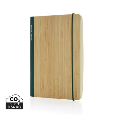 Logotrade corporate gift image of: Scribe bamboo A5 Notebook