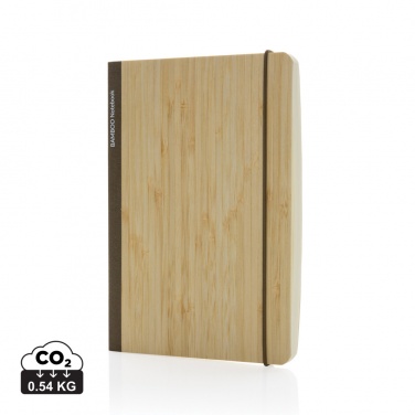 Logo trade advertising products picture of: Scribe bamboo A5 Notebook