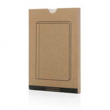 Logo trade corporate gift photo of: Stylo Sugarcane paper A5 Notebook