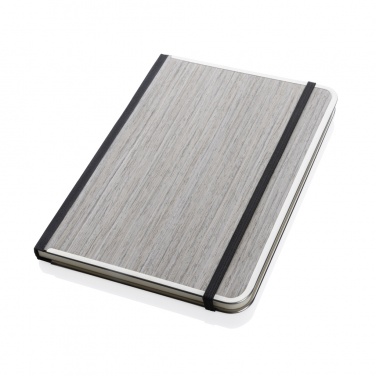 Logo trade business gift photo of: Treeline A5 wooden cover deluxe notebook