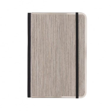 Logotrade promotional product picture of: Treeline A5 wooden cover deluxe notebook