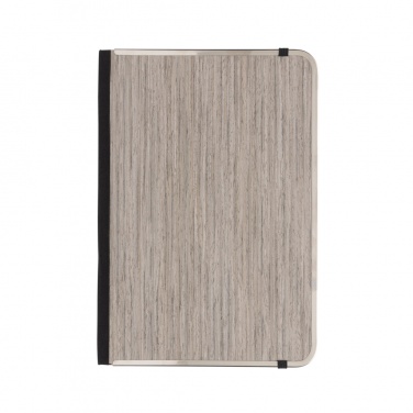 Logo trade promotional items image of: Treeline A5 wooden cover deluxe notebook