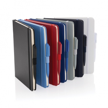 Logo trade advertising products image of: Sam A5 RCS certified bonded leather classic notebook