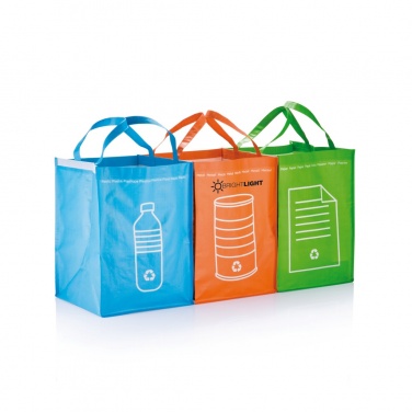 Logo trade promotional giveaways picture of: 3pcs recycle waste bags