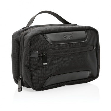 Logo trade advertising products image of: Swiss Peak AWARE™ RPET Voyager toiletry bag