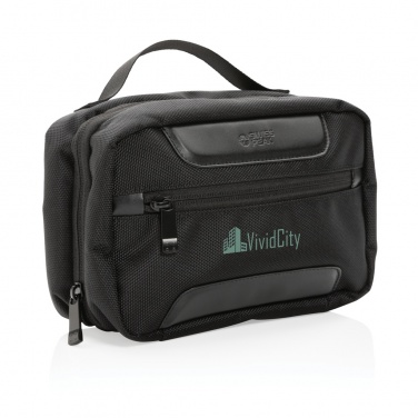 Logo trade promotional items picture of: Swiss Peak AWARE™ RPET Voyager toiletry bag