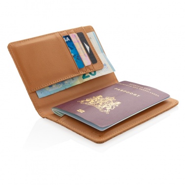 Logotrade promotional product image of: Cork secure RFID passport cover