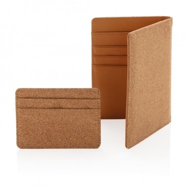 Logo trade advertising products picture of: Cork secure RFID passport cover