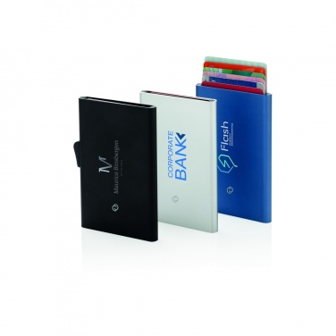 Logo trade promotional giveaway photo of: C-Secure aluminium RFID card holder