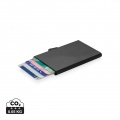 C-Secure aluminium RFID card holder, black