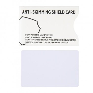 Logotrade promotional product image of: Anti-skimming RFID shield card with active jamming chip