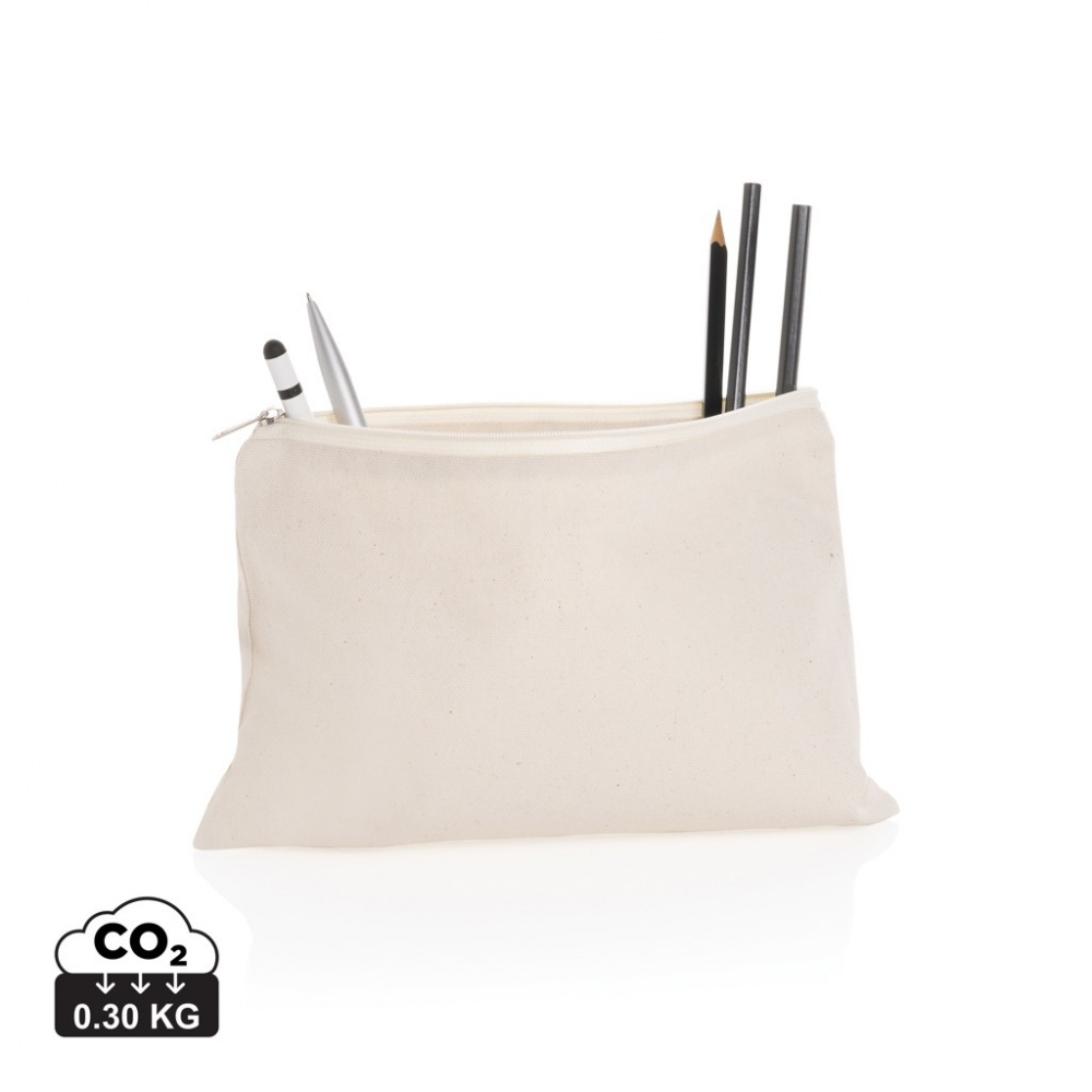 Logotrade promotional merchandise picture of: Impact Aware™ 285 gsm rcanvas pencil case undyed