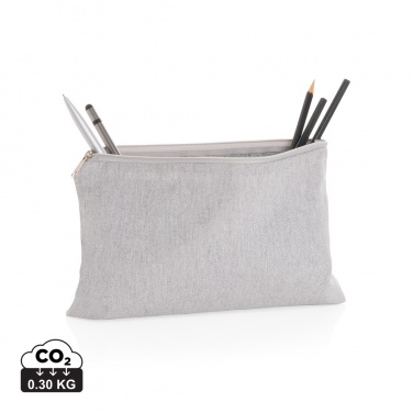 Logo trade advertising products image of: Impact Aware™ 285 gsm rcanvas pencil case undyed