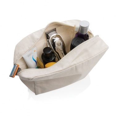 Logo trade promotional item photo of: Impact Aware™ 285 gsm rcanvas toiletry bag undyed