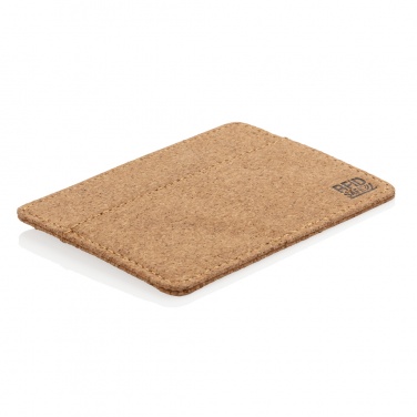 Logo trade corporate gifts picture of: Cork secure RFID slim wallet