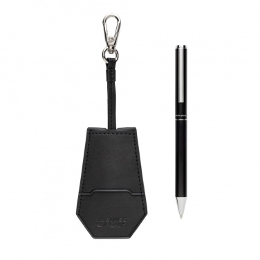 Logo trade promotional items picture of: SP Tula RCS certified recycled PU key holder and pen set