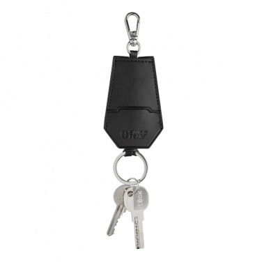 Logotrade promotional item image of: SP Tula RCS certified recycled PU key holder and pen set