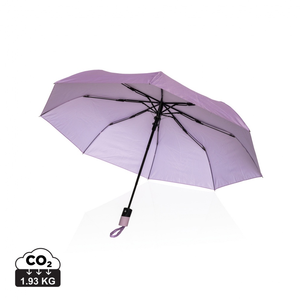 Logo trade advertising product photo of: 21" Impact AWARE™ 190T mini auto open umbrella