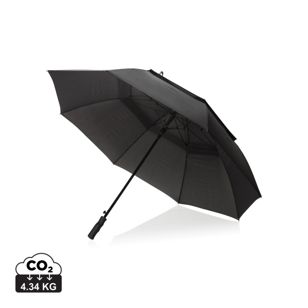 Logo trade business gift photo of: Swiss Peak AWARE™ Tornado 30" storm umbrella