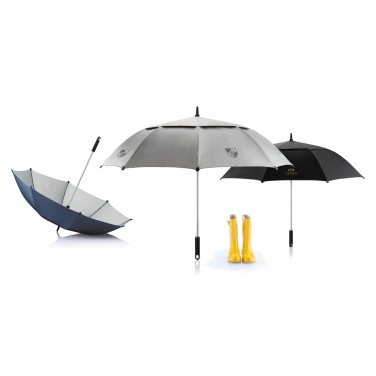 Logo trade corporate gift photo of: 27” Hurricane storm umbrella