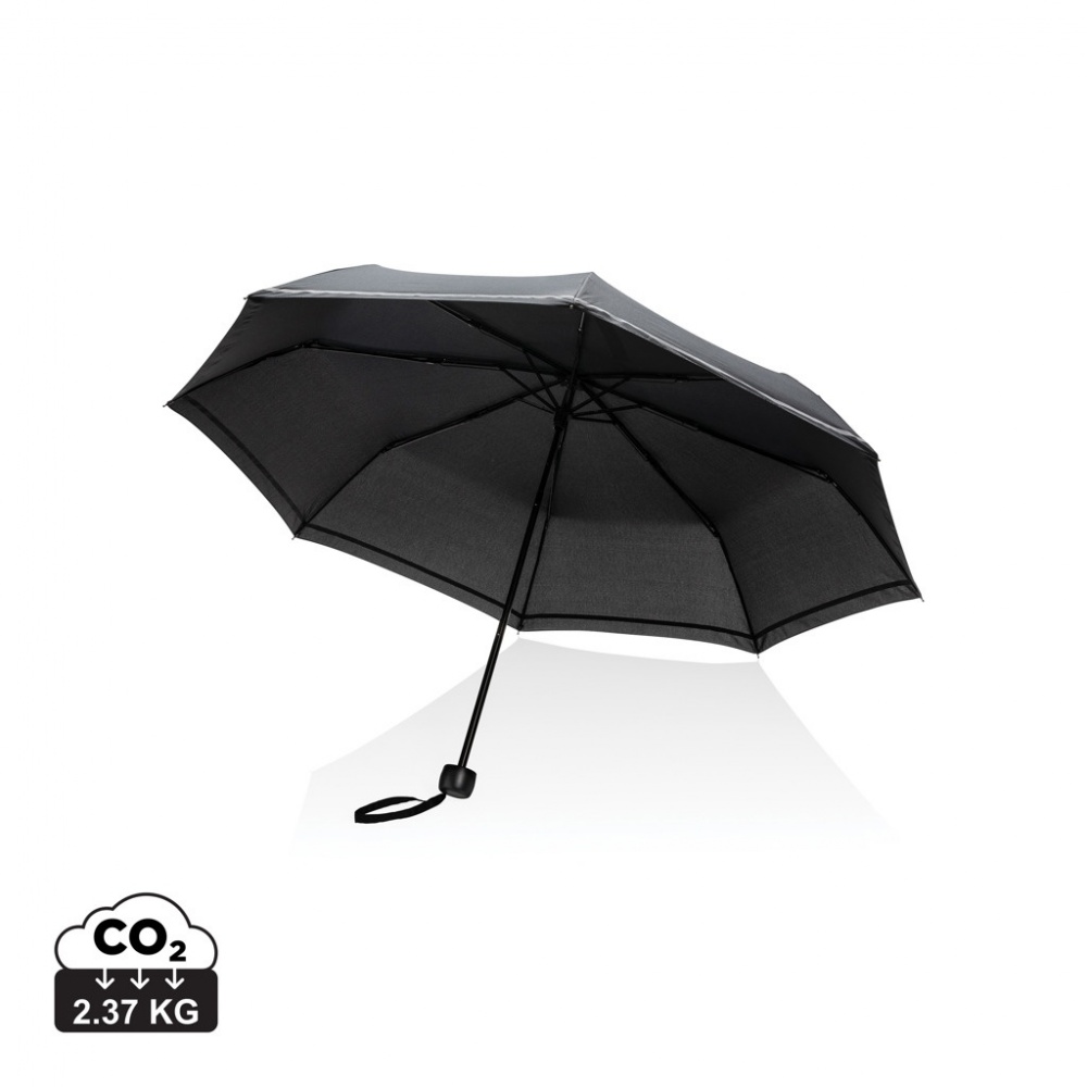 Logotrade promotional items photo of: 20.5"Impact AWARE™ RPET 190T pongee mini reflective umbrella