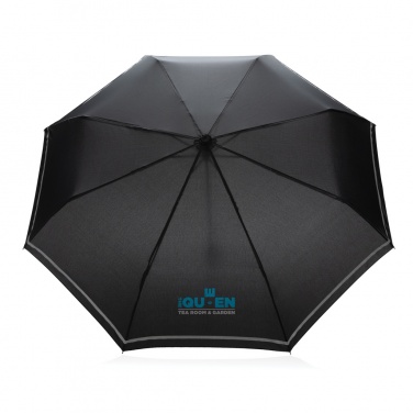 Logotrade promotional products photo of: 20.5"Impact AWARE™ RPET 190T pongee mini reflective umbrella