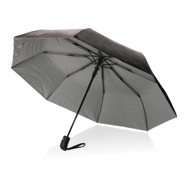 Logo trade promotional merchandise picture of: 21" Impact AWARE™ RPET 190T Pongee dual colour mini umbrella