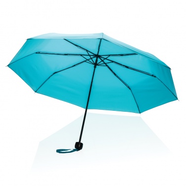 Logo trade promotional giveaways image of: 20.5" Impact AWARE™ RPET 190T mini umbrella