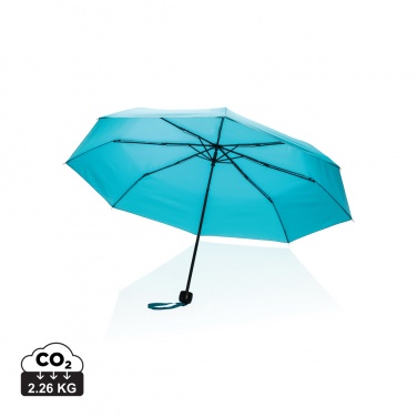 Logo trade promotional merchandise image of: 20.5" Impact AWARE™ RPET 190T mini umbrella