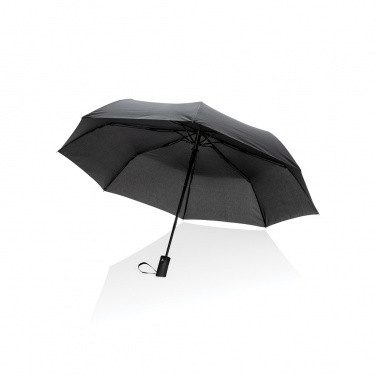 Logo trade advertising product photo of: 21" Impact AWARE™ RPET 190T mini auto open umbrella