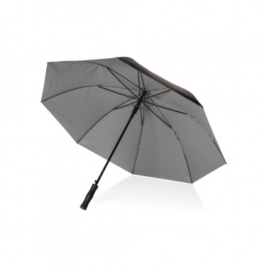 Logo trade promotional items image of: 27" Impact AWARE™ RPET 190T dual colour auto open umbrella