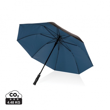 Logo trade promotional items image of: 27" Impact AWARE™ RPET 190T dual colour auto open umbrella