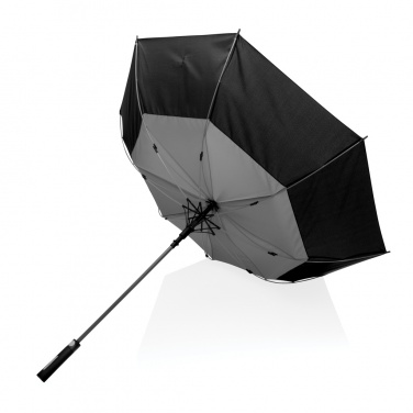 Logo trade promotional products image of: 27" Impact AWARE™ RPET 190T auto open stormproof umbrella