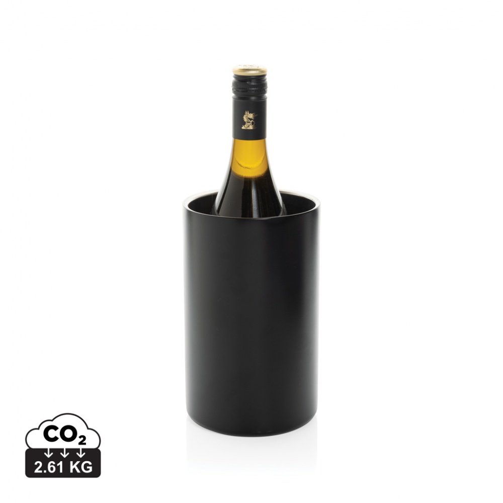 Logotrade promotional product image of: Vino RCS certified recycled stainless steel wine bucket