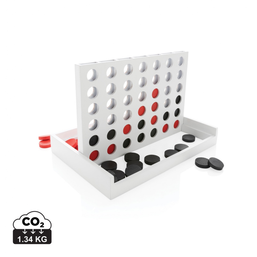 Logotrade promotional giveaway picture of: Connect four wooden game