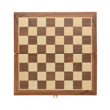 Logotrade corporate gift picture of: Luxury wooden foldable chess set