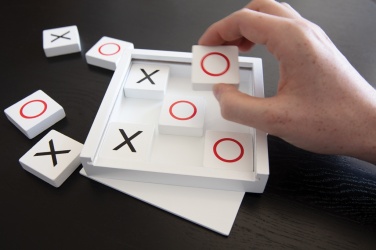 Logo trade promotional merchandise image of: Deluxe Tic Tac Toe game