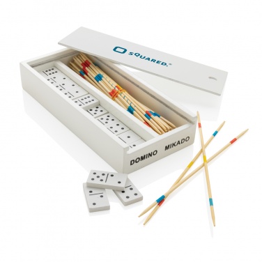 Logotrade promotional products photo of: Deluxe mikado/domino in wooden box